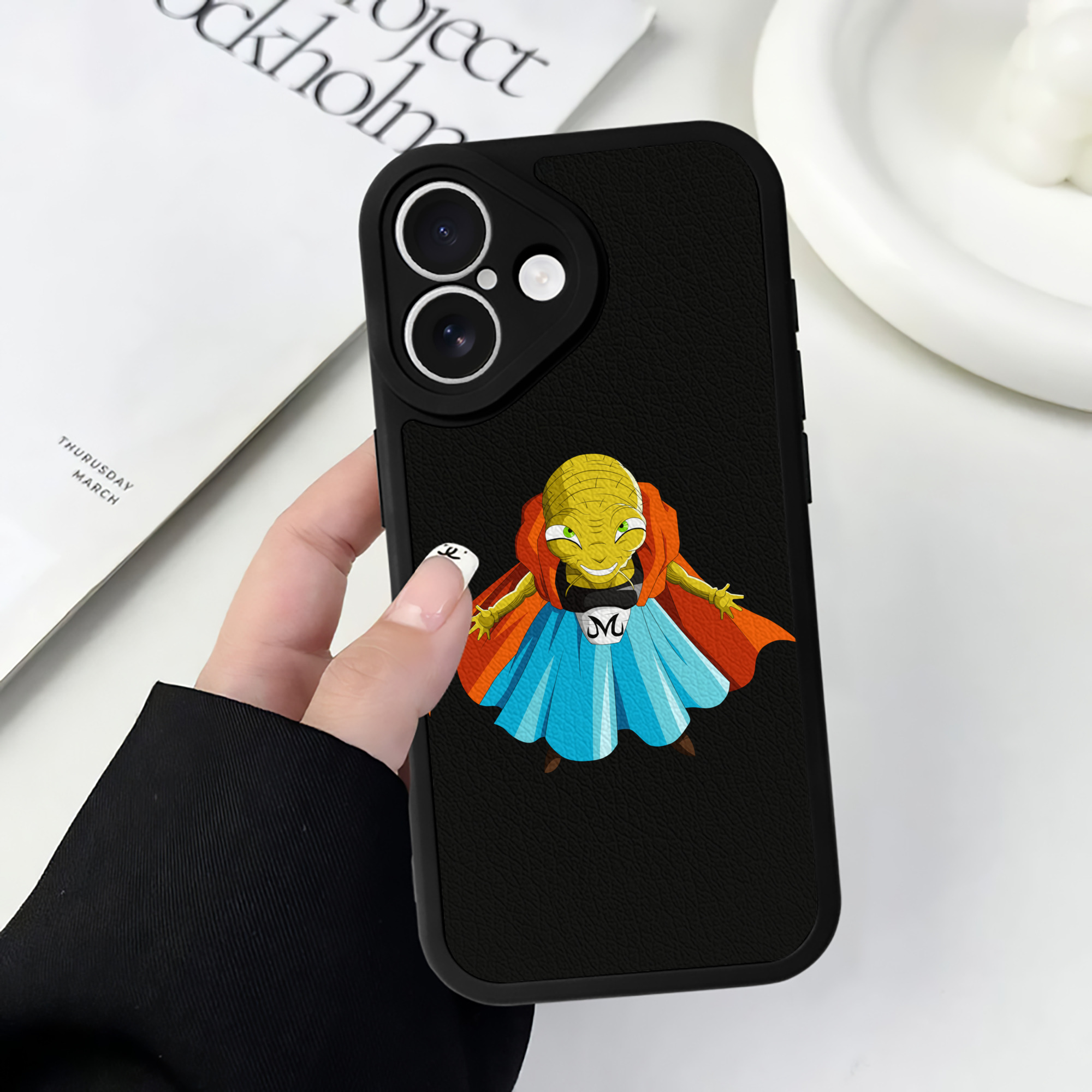 （画像用） ドラゴンボール DRAGON BALL 【iPhone 16シリーズ対応】シリコンスマホケース（レザー調） 材質：シリコン